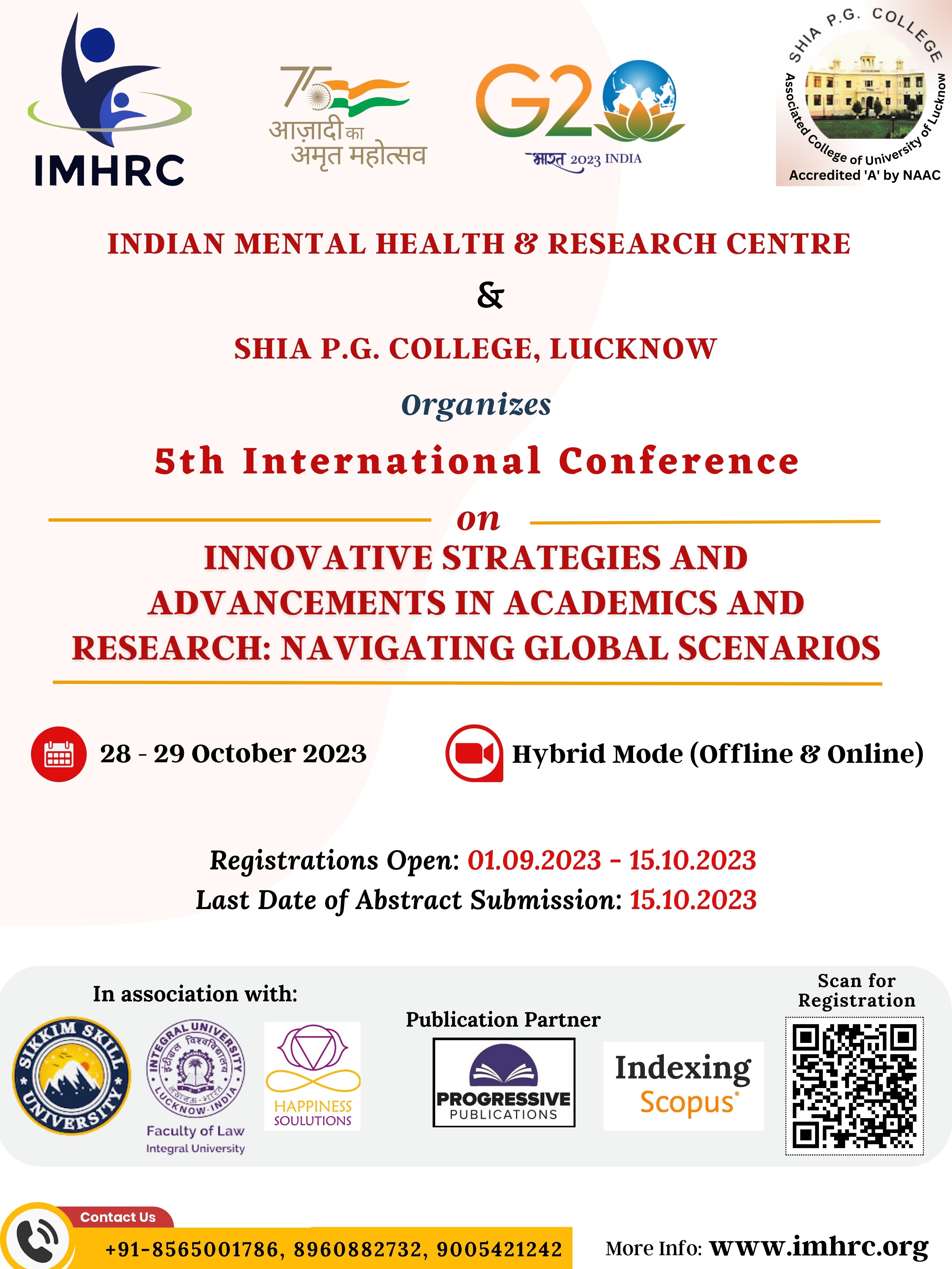5th International Conference of IMHRC